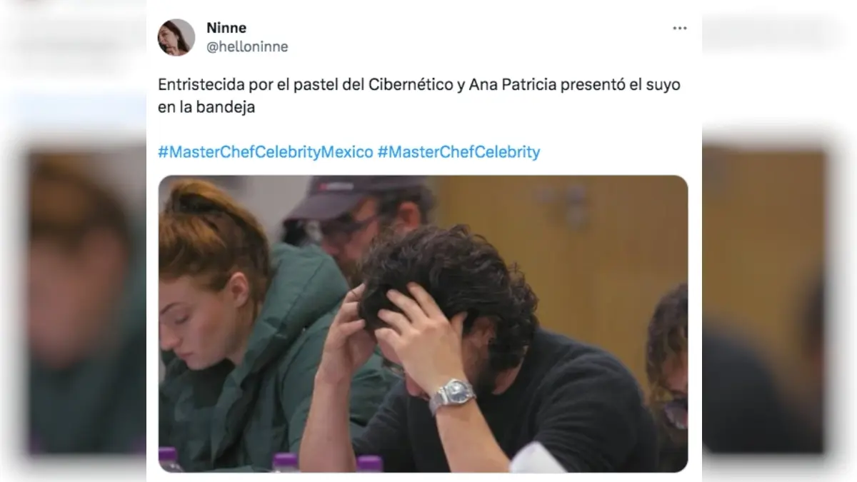 Memes de la eliminación de Cibernético en el MasterChef Celebrity México.