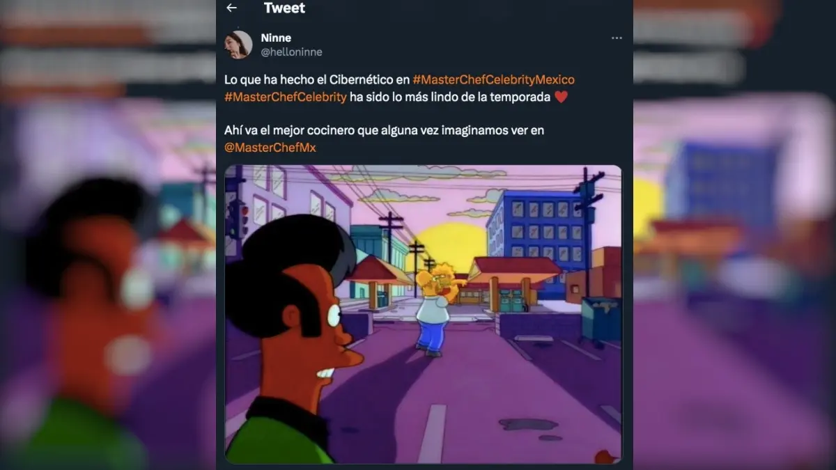 Memes de la eliminación de Cibernético en el MasterChef Celebrity México.