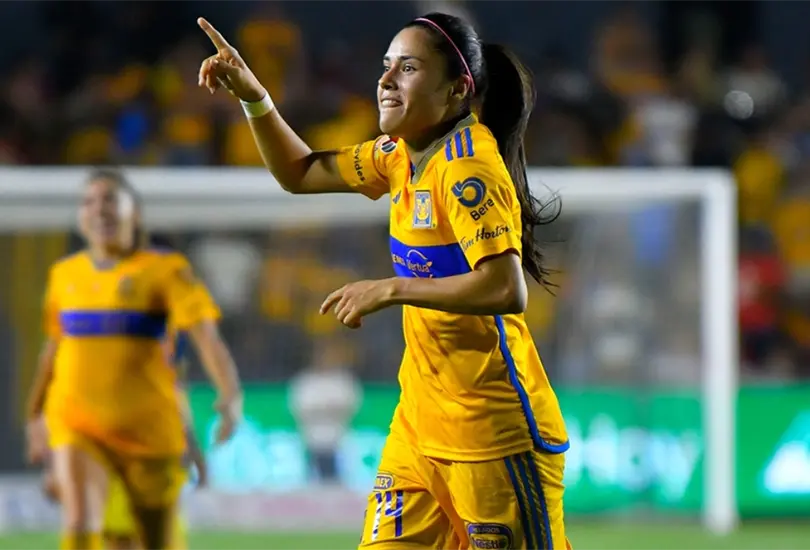 Jacquelin Ovalle fue la figura para que Tigres venciera al Am&eacute;rica Femenil en el Campe&oacute;n de Campeonas al anotar un golazo.