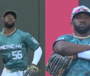 La espectacular atrapada de Randy Arozarena en el MLB All-Star Game 2023 (VIDEO)