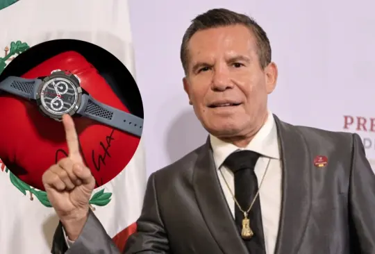 Julio César Chávez tiene un reloj de lujo.