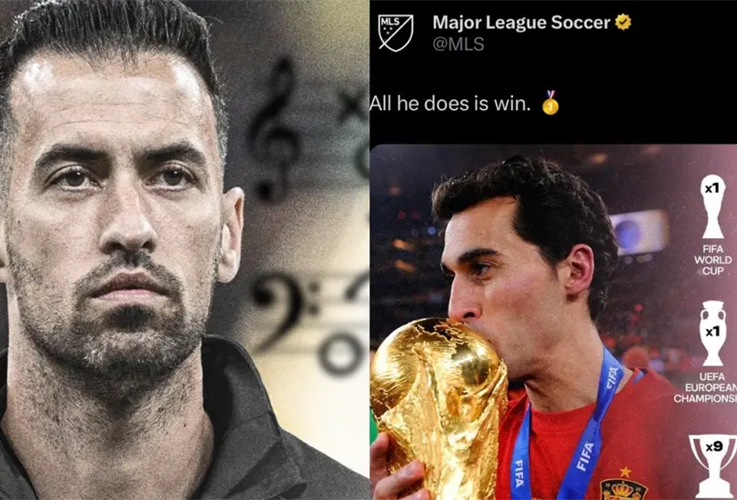 La MLS confundi&oacute; a Sergio Busquets tras anunciar su fichaje al Inter de Miami y provoc&oacute; las burlas en las redes sociales. 