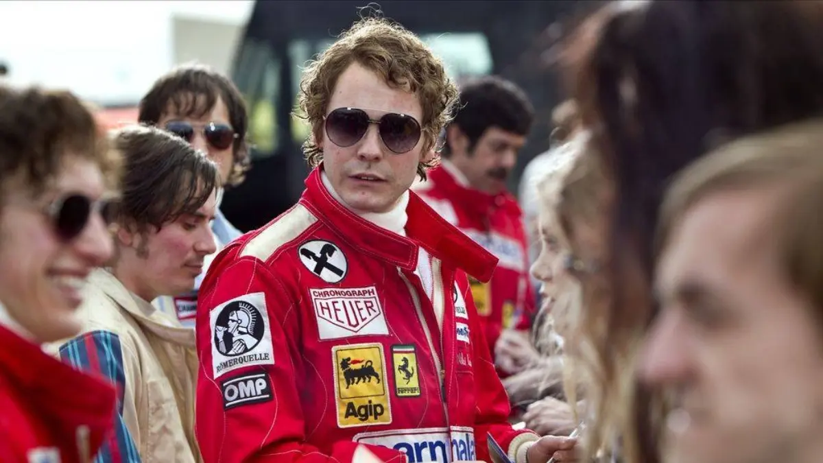 DANIEL BRUHL: En esa misma película de la F1, "Rush: Pasión y Gloria", el artista español-alemán fue otra leyenda de la competencia, Nikki Lauda.
