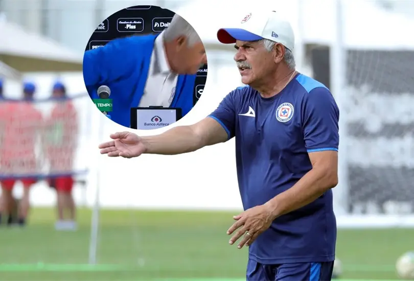 Tuca Ferretti se lanz&oacute; contra los medios despu&eacute;s de la derrota de Cruz Azul ante Atlas