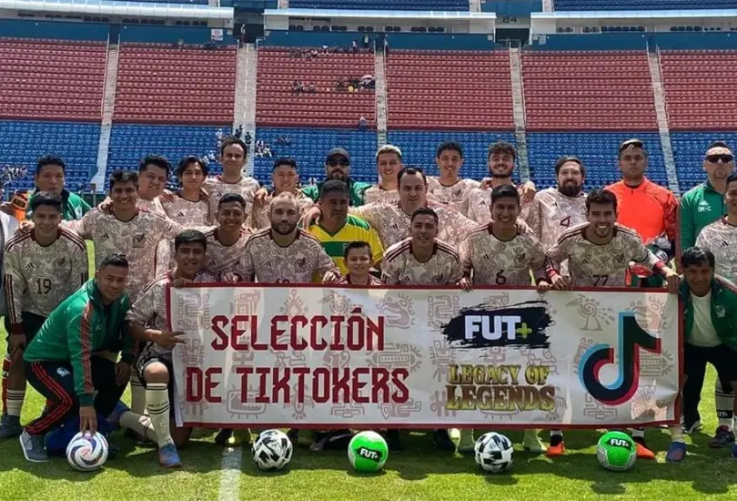 El equipo de creadores de contenido ya tuvo su primera experiencia en una cancha profesional.