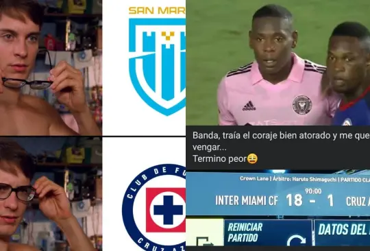 Los memes se presentaron tras el Inter Miami vs Cruz Azul.