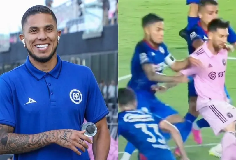 Carlos Salcedo explot&oacute; por el regalito a Lionel Messi.