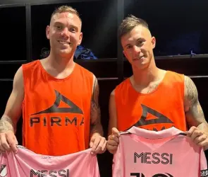 Afición de Cruz Azul critica a Rotondi y Lotti por "presumir felices" el jersey de Lionel Messi