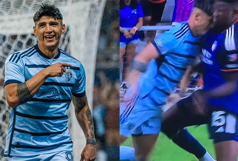 Alan Pulido fue expulsado con el Sporting de Kansas City y los aficionados de Chivas celebran que no lo enfrentar&aacute;n.