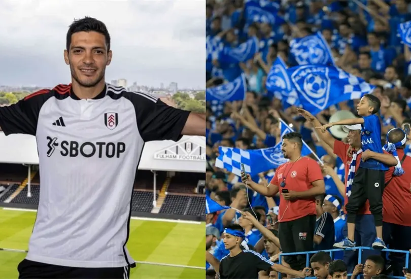 Aficionados de Arabia Saudita celebraron la llegada de Ra&uacute;l Jim&eacute;nez al Fulham.