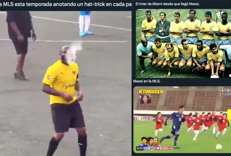 Los memes se hicieron presentes tras la actuaci&oacute;n de Lionel Messi con Inter Miami.