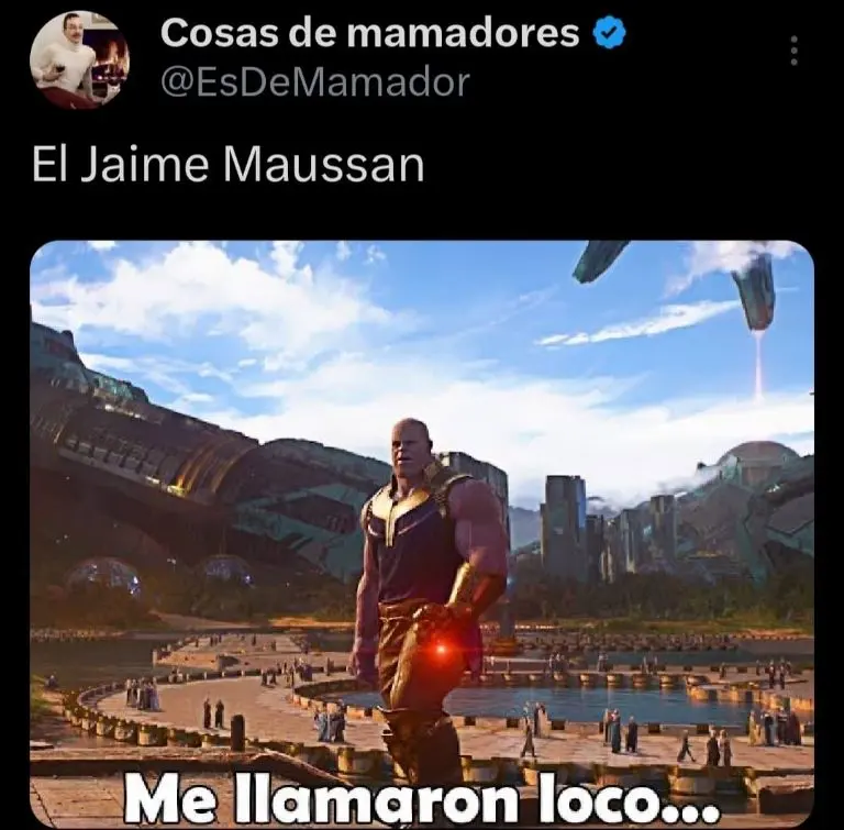 Captura de pantalla de meme sobre Jaime Maussan.