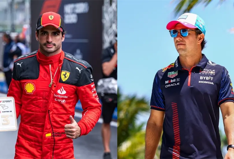Carlos Sainz Jr. qued&oacute; muy molesto con la forma en que Checo P&eacute;rez lo rebas&oacute; en el GP de Austria