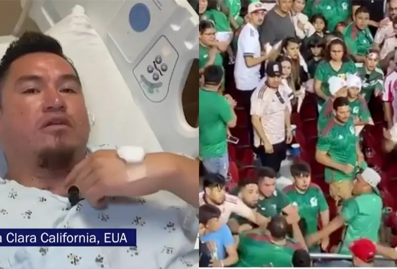 La víctima de la agresión en el juego de la Selección Mexicana dio sus primeras palabras La víctima de la agresión en el juego de la Selección Mexicana dio sus primeras palabras