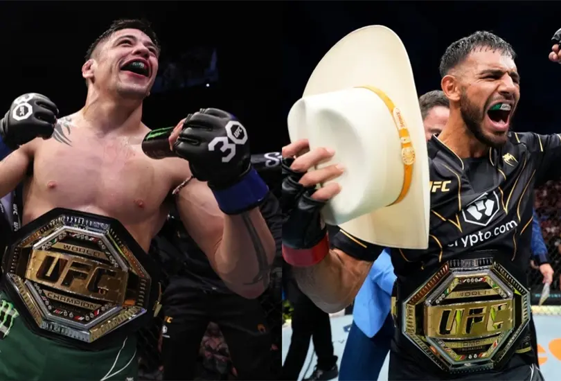 Yair Pantera Rodríguez defenderán sus cinturones de UFC y te decimos lo que tienes que saber para disfrutar las peleas. Yair Pantera Rodríguez defenderán sus cinturones de UFC y te decimos lo que tienes que saber para disfrutar las peleas.