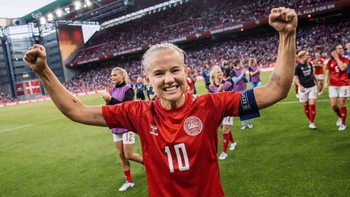 PERNILLE HARDER: La delantera danesa es la figura de su selección y buscará ayudarlas a tener una buena actuación en la justa después de los éxitos que ha conseguido a nivel de clubes.