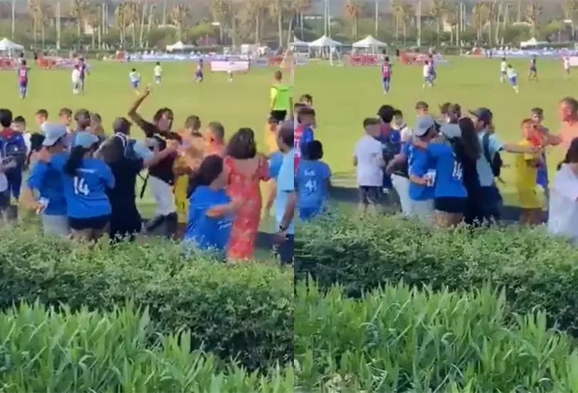 Durante un encuentro infantil un aficionado fue sorprendido intentando acuchillar a otro de los padres presentes en la cancha. Durante un encuentro infantil un aficionado fue sorprendido intentando acuchillar a otro de los padres presentes en la cancha.