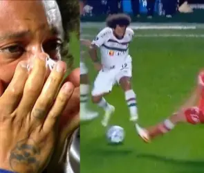 Marcelo rompe en llanto tras lesionar de gravedad con un amague a un rival (VIDEO)