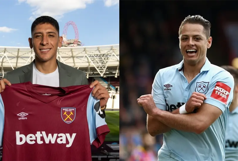 Edson Álvarez y Chicharito Hernández son algunos de los mexicanos que han jugado en el West Ham Edson Álvarez y Chicharito Hernández son algunos de los mexicanos que han jugado en el West Ham