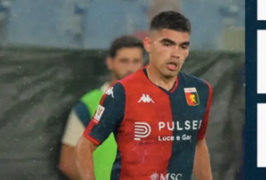 Johan Vásquez marcó en Copa Italia con Genoa.