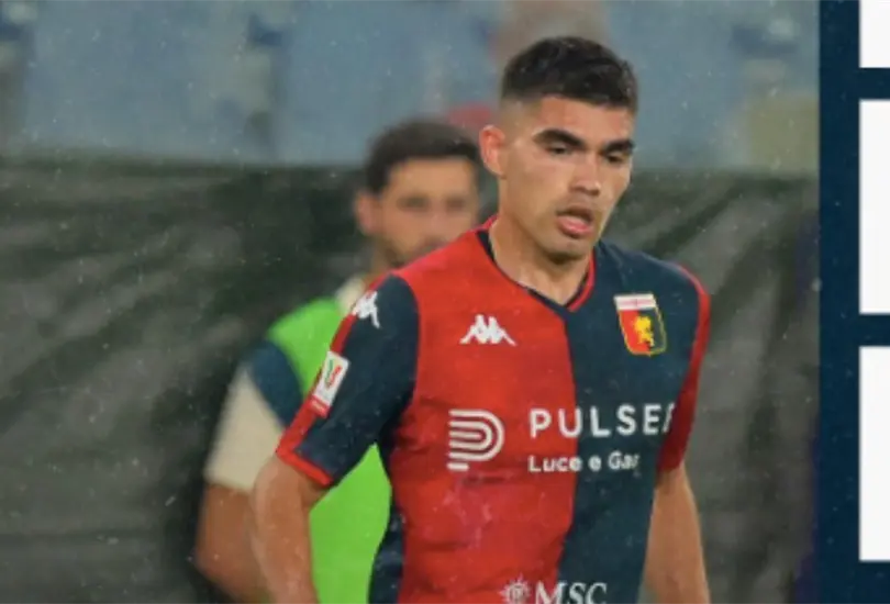 Johan V&aacute;squez marc&oacute; en Copa Italia con Genoa.