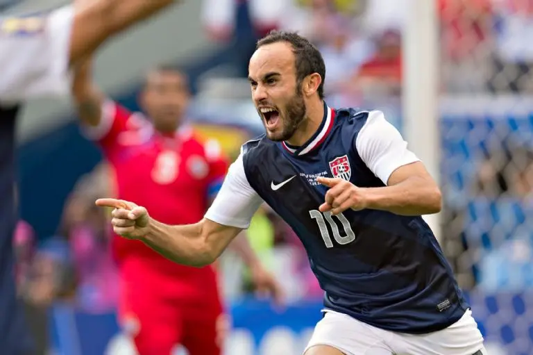 Donovan celebra un gol con Estados Unidos en Copa Oro - concacaf.com