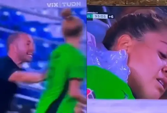 El entrenador de Juárez Femenil causó polémica tras empujar a una de sus futbolistas que se le vio llorando tras salir de cambio.