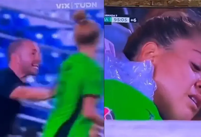 El entrenador de Juárez Femenil causó polémica tras empujar a una de sus futbolistas que se le vio llorando tras salir de cambio. El entrenador de Juárez Femenil causó polémica tras empujar a una de sus futbolistas que se le vio llorando tras salir de cambio.