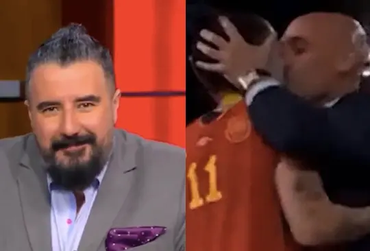 Álvaro Morales habló del polémico beso de Luis Rubiales a Jenni Hermoso.