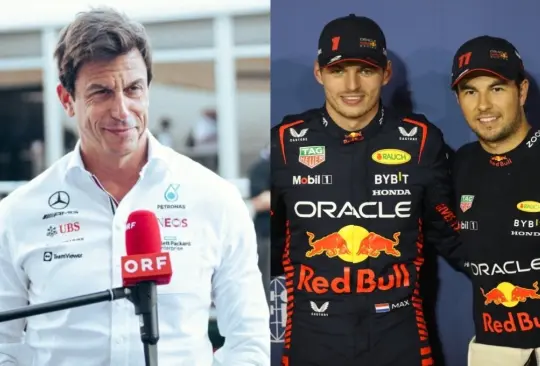 Toto Wolff, director de Mercedes, salió en defensa de Checo Pérez y acusó a Red Bull de darle preferencia a Max Verstappen.