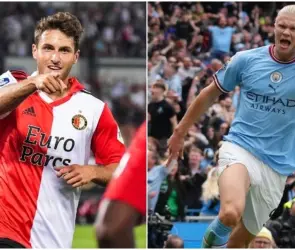 La estadística goleadora que pone a Santiago Giménez a la altura de Erling Haaland