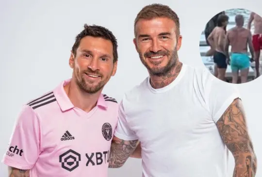 Luka Modric y David Beckham sostuvieron pláticas que mantuvieron en expectativa a la afición.