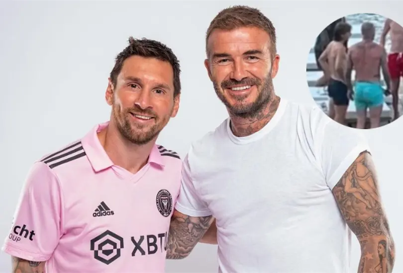 Luka Modric y David Beckham sostuvieron pl&aacute;ticas que mantuvieron en expectativa a la afici&oacute;n.