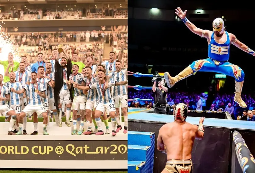 Un campe&oacute;n del mundo con Argentina se meti&oacute; al mundo de la Lucha Libre.