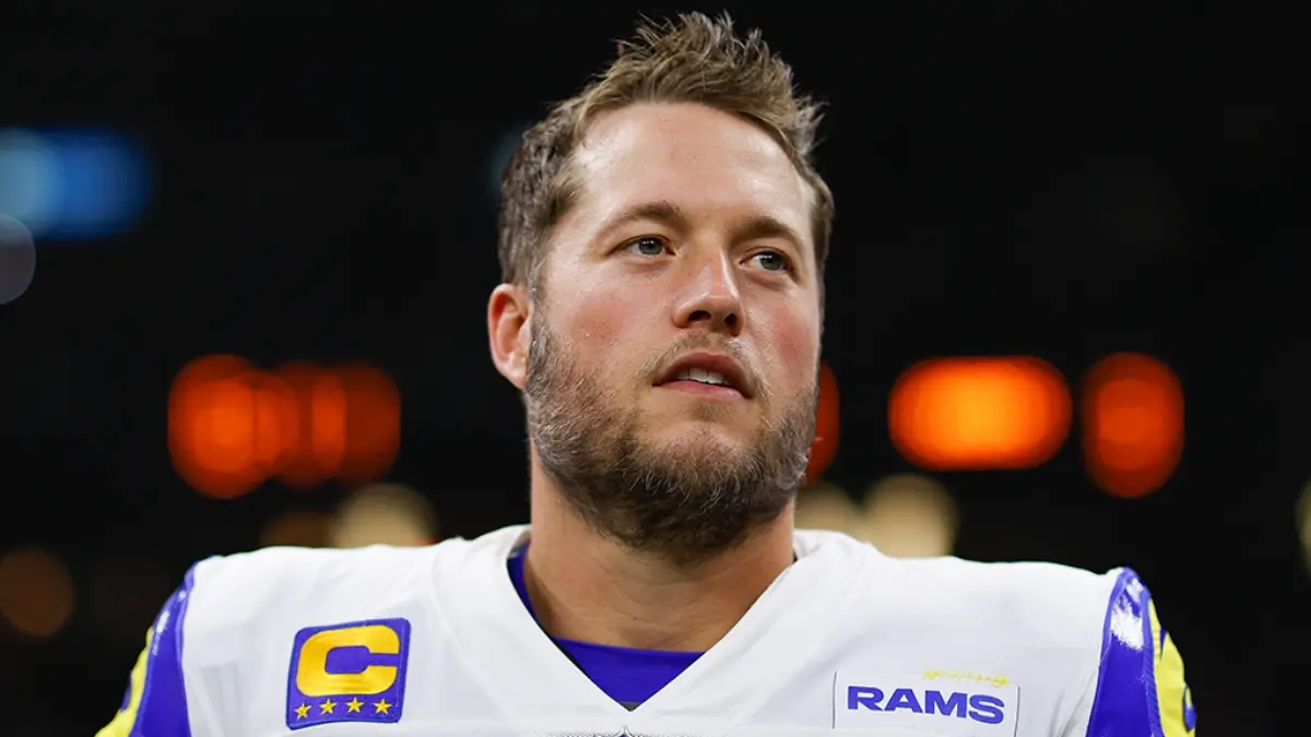 MATTHEW STAFFORD: El miembro de Los Ángeles Rams fue premiado con un nuevo contrato que le paga 40 mdd por temporada tras ganar el Super Bowl LVI. 