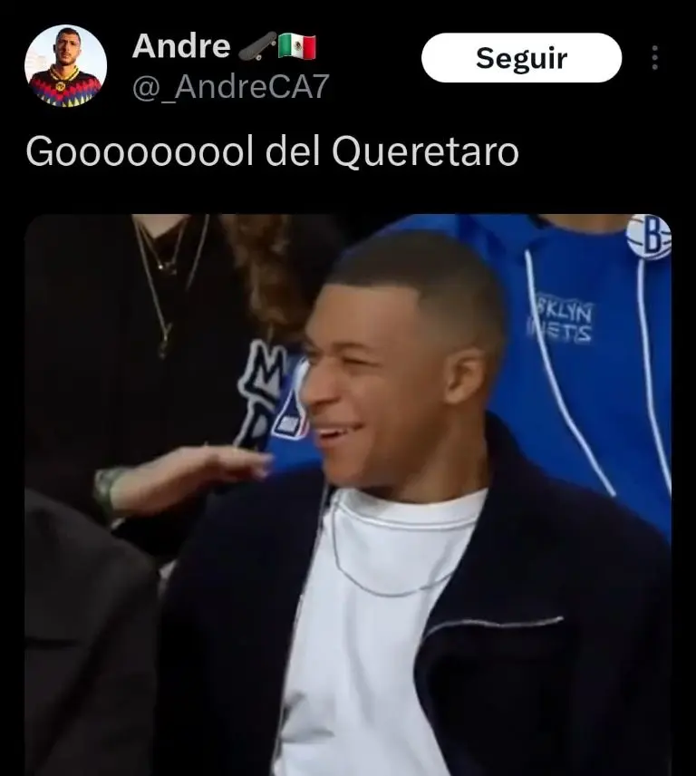 Captura de pantalla de las reacciones de Querétaro.