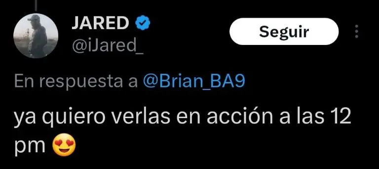 Captura de pantalla de las reacciones sobre Pumas.