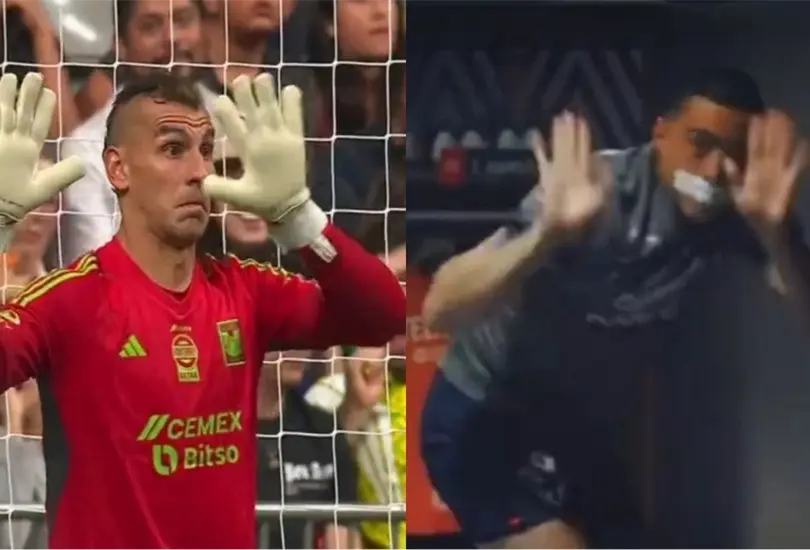El Melli apareció en un video haciendo los mismos gestos que el guardameta y las imágenes se viralizaron. El Melli apareció en un video haciendo los mismos gestos que el guardameta y las imágenes se viralizaron.