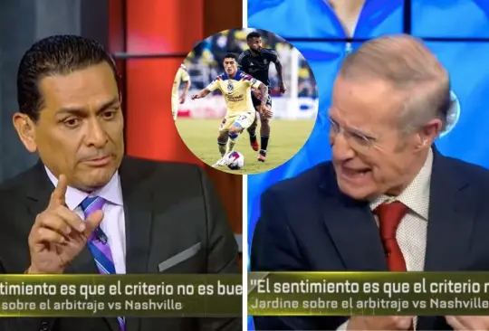 Felipe Ramos Rizo y José Ramón Fernández protagonizaron una discusión por el arbitraje del América vs Nashville SC