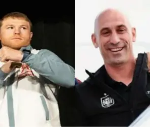 Acusan a Luis Rubiales de usar dinero de la RFEF para ver a Canelo Álvarez