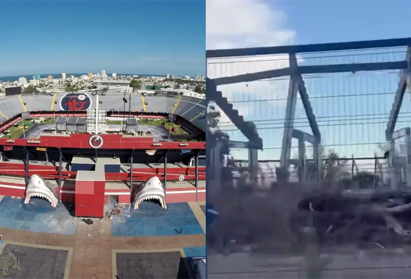 El Luis Pirata Fuente est&aacute; en ruinas actualmente.