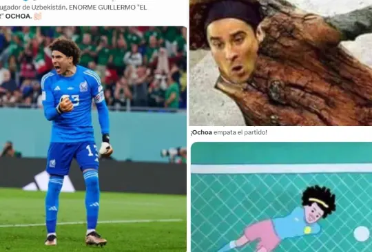 Guillermo Ochoa protagoniza los memes tras el empate de México vs Uzbekistán 