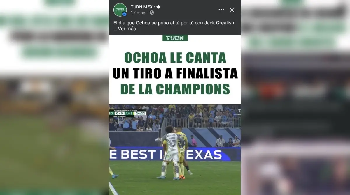 Casos como esos han habido muchos, incluso donde resaltan que Henry Martín hizo lo que Benzema no pudo hacerle al Manchester City (meterle gol en Champions) o decir que Ochoa le cantó un tiró a un finalista europeo.
