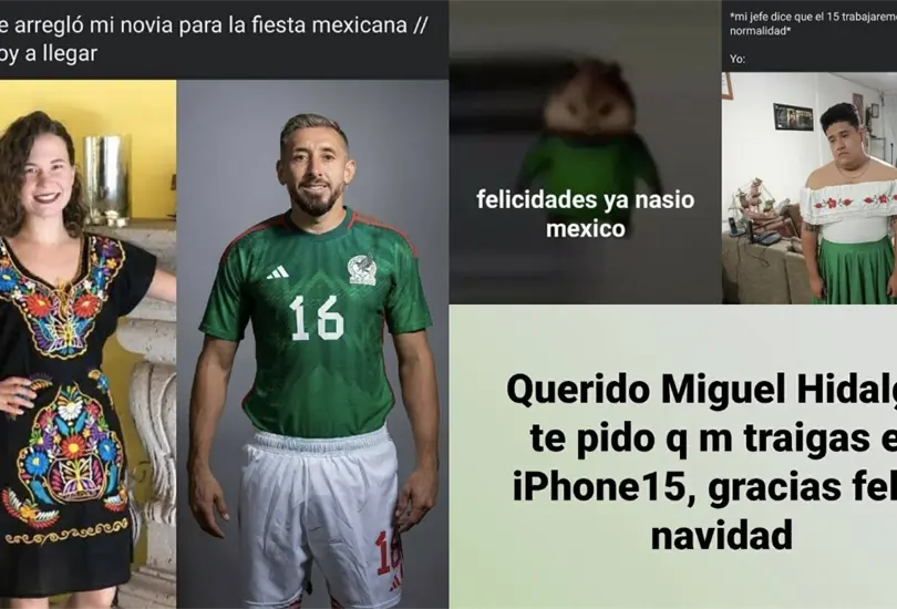 Los internautas se han encargado de recabar los mejores memes para este 15 de septiembre en M&eacute;xico.