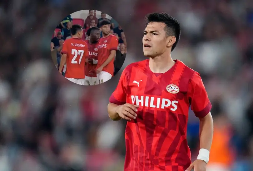 El DT de PSV sali&oacute; a aclarar la situaci&oacute;n que hubo entre Chucky Lozano y Ricardo Pepi