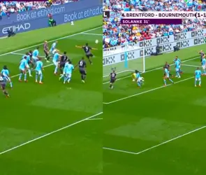 Compañero de Raúl Jiménez le roba GOLAZO en derrota del Fulham ante el Manchester City (VIDEO)