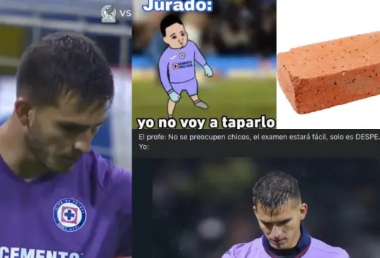 Sebastián Jurado se llevó los memes del Cruz Azul vs América.