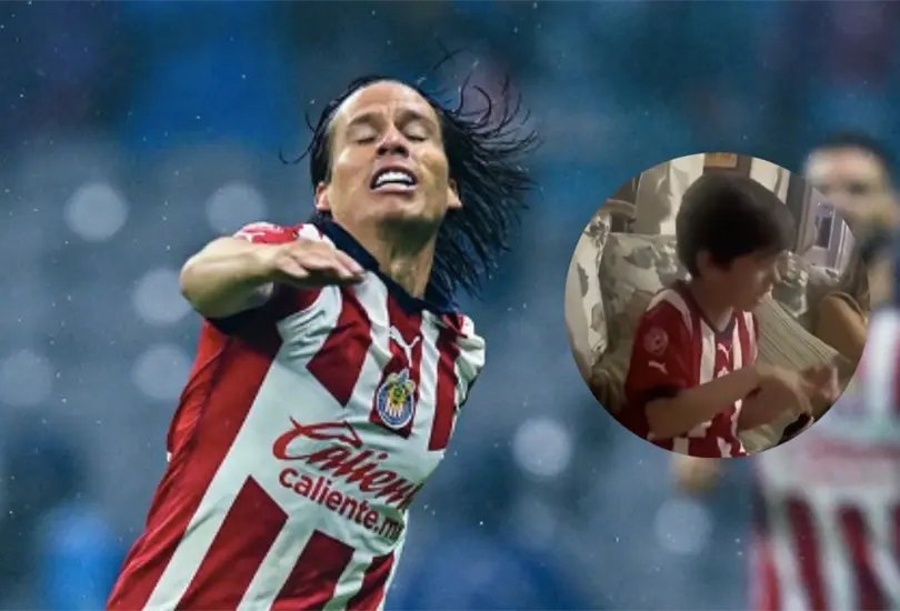 Un niño lloró tras la derrota de Chivas. Un niño lloró tras la derrota de Chivas.