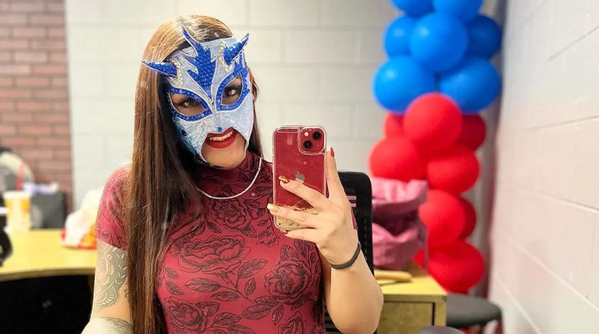LADY FLAMMER. La luchadora de la AAA activó su página de fotos privadas durante agosto de 2023, generando buena aceptación entre sus seguidores y aunque habría reconocido no retirarse de los rings, sí habría optado por darle prioridad a su contenido.