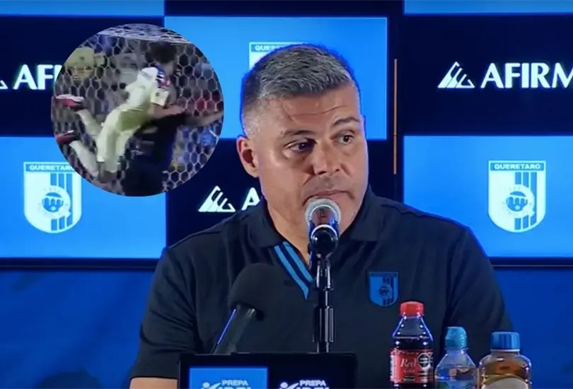 Mauro Gerk explotó contra el arbitraje luego de la derrota de Querétaro ante América Mauro Gerk explotó contra el arbitraje luego de la derrota de Querétaro ante América